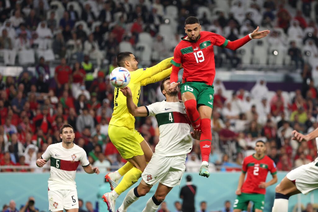 Morocco goal against Portugal