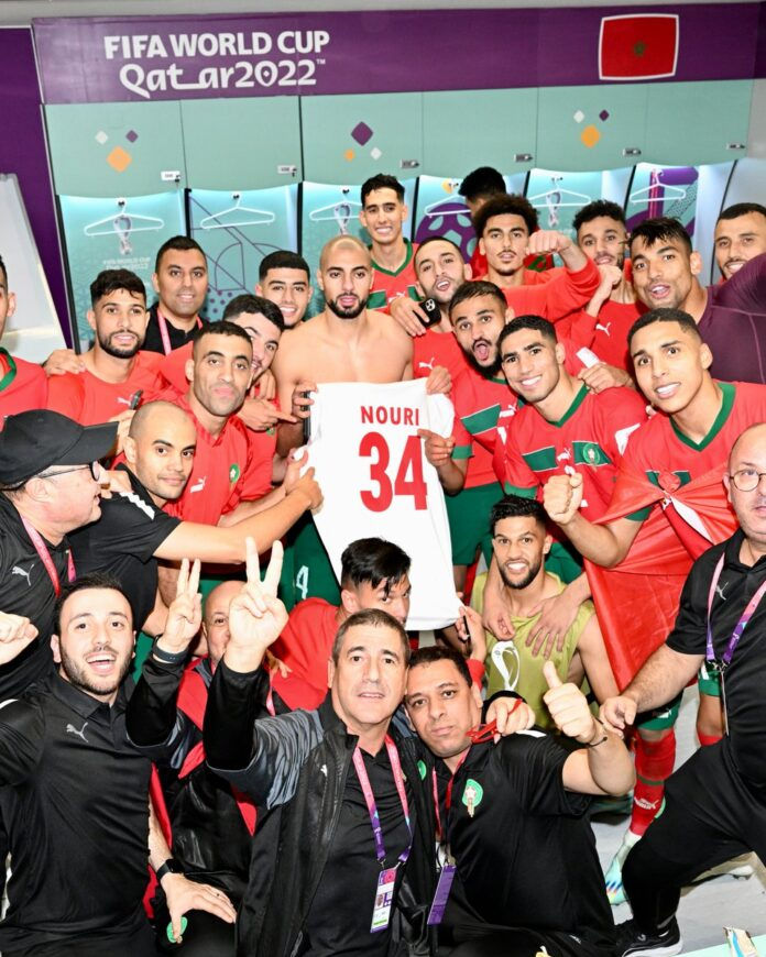 2022 월드컵 모로코 축하
