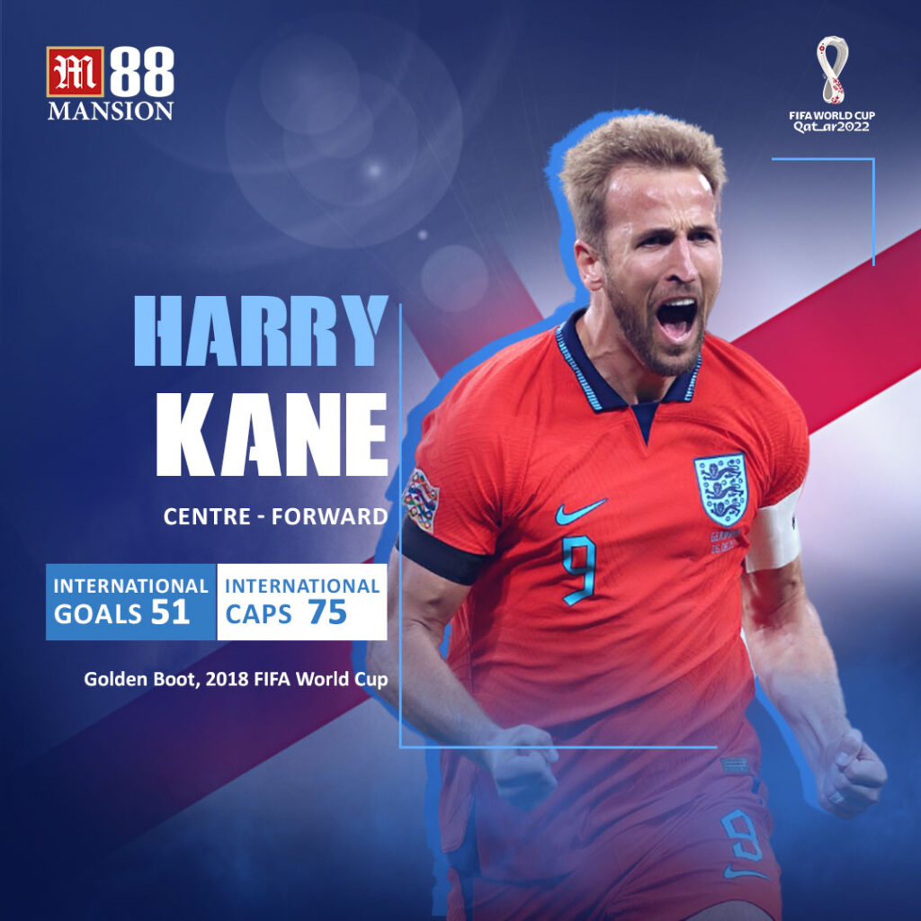 Harry Kane is looking to go all out as he and England aim for the cup to once more come home.