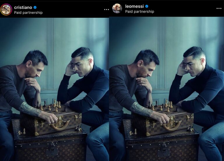 Messi x Ronaldo in viral photo