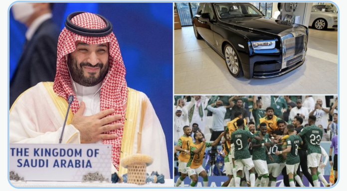 Saudi Arabia players to ger Rolls Royce for beating Argentina