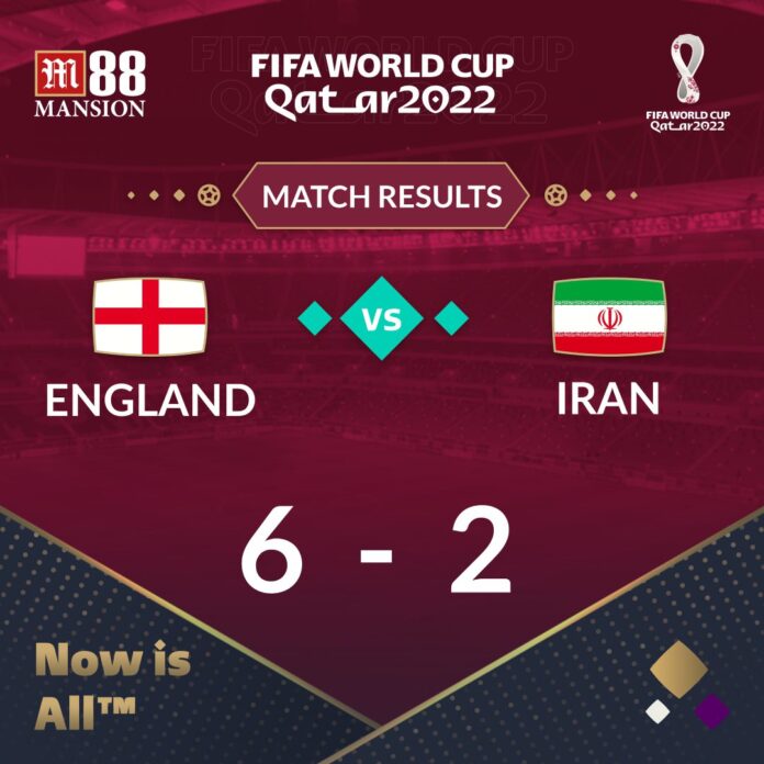 World Cup 2022 Highlights England 6-2 Iran