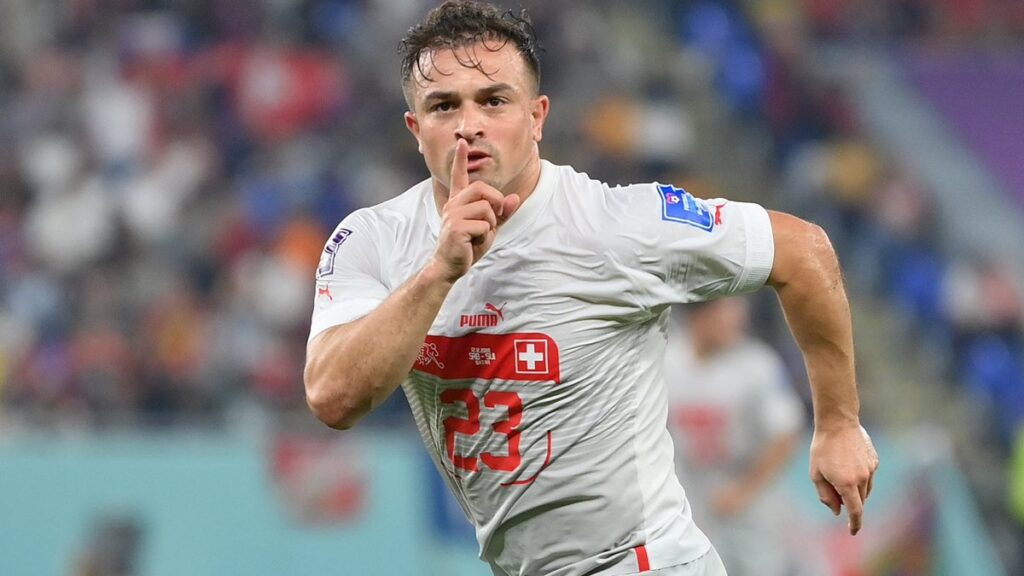 Shaqiri scored against Serbia